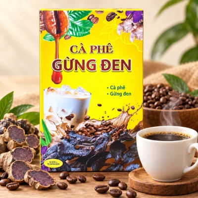 Cà Phê Gừng Đen Mộc Tâm