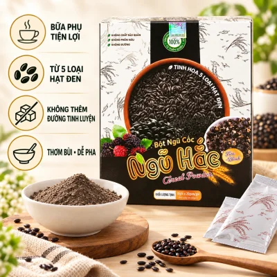 Bột Ngũ Cốc Ngũ Hắc Trà Tuệ Tâm
