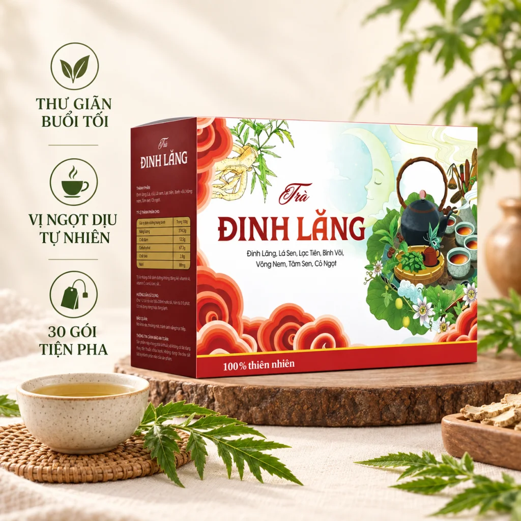 Trà Đinh Lăng Trà Tuệ Tâm