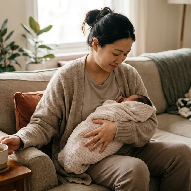 Minh họa câu chuyện Phụ nữ sau sinh cần thanh nhiệt liên quan tới Trà Lá Nam
