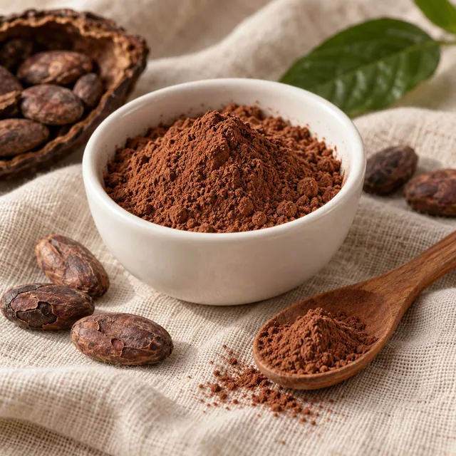 Chén cacao - thành phần trong Cà Phê Cacao Premium Coffee